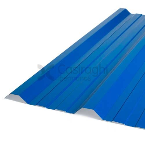 CHAPA COLOR AZUL C25 TRAPEZOIDAL - 1000 MM