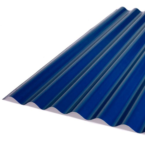 CHAPA COLOR AZUL C25 SINUSOIDAL - 10000 MM