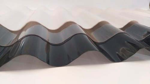 Policarbonato conformado sinusoidal